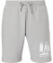 Sweatshorts in bermuda-lengte licht grijs gemeleerd