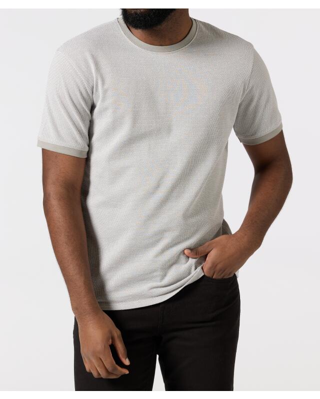 تيشيرت بنسيج دقيق للرجال، رمادي (KiK T-Shirt mit feiner Struktur (grau)) — KiK, منتج ألماني أصلي في المغرب