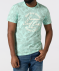 T-shirt met all-over print lichtgroen