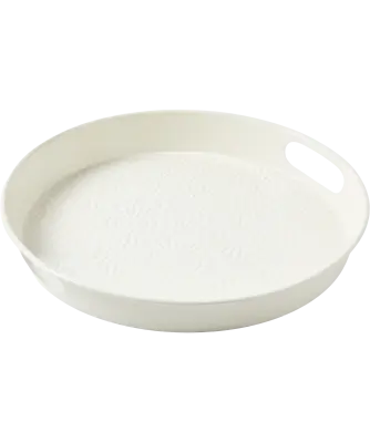 Dekotablett mit Prägemuster