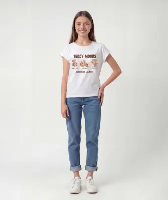 T-shirt katoen