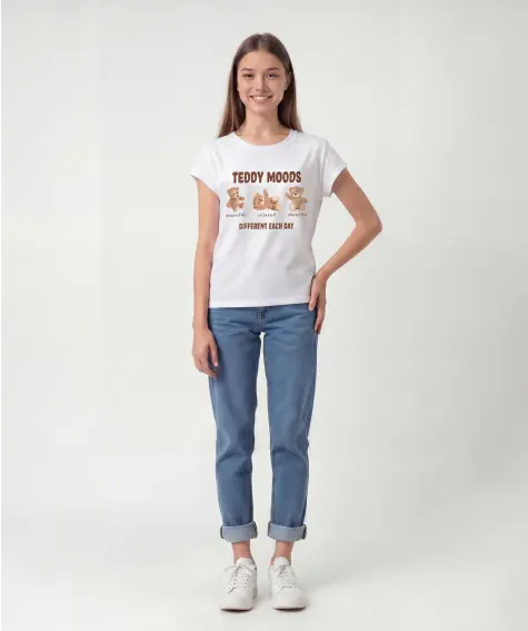 T-Shirt aus Baumwolle