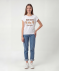 T-Shirt aus Baumwolle weiß