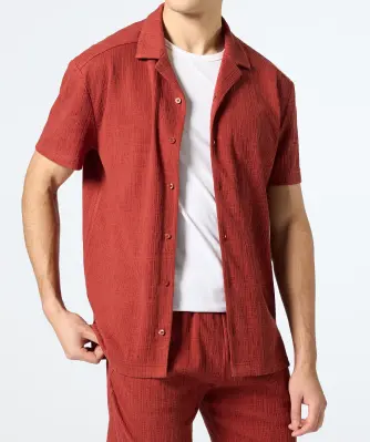 Blouse met korte mouwen