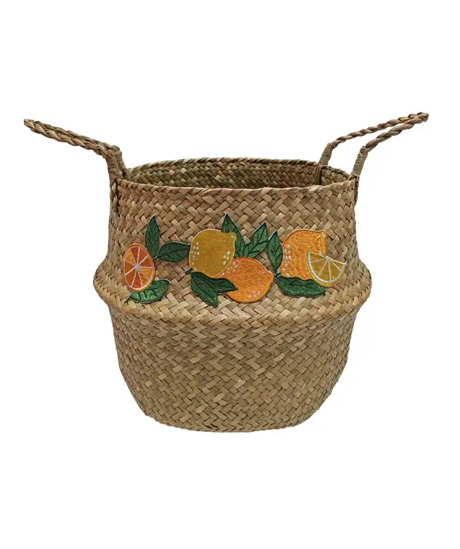 Koš z mořské trávy Lemon
