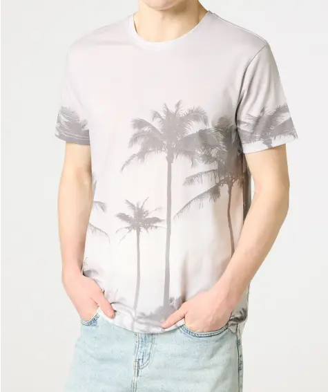 T-Shirt mit Palmen