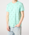 T-Shirt mit Palmen hellgrün