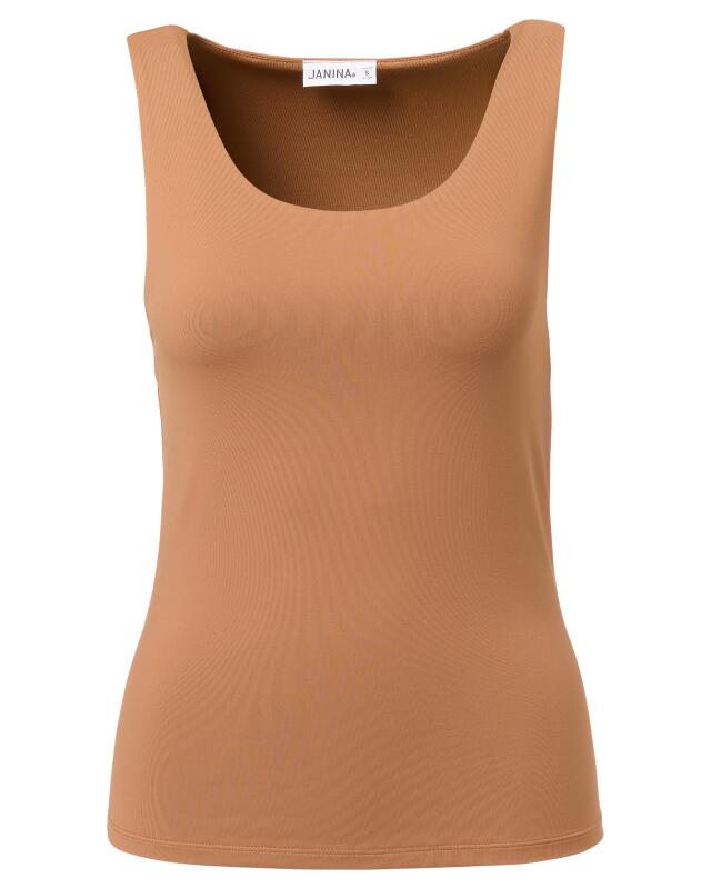 توب بدون أكمام من النايلون للنساء، بني (KiK Nylon-Tanktop (braun)) — KiK, منتج ألماني أصلي في المغرب