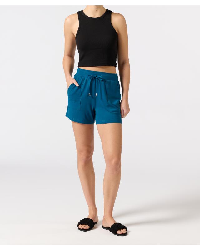 Short femme, bleu pétrole (KiK Shorts (petrol)) — KiK, produit allemand authentique au Maroc