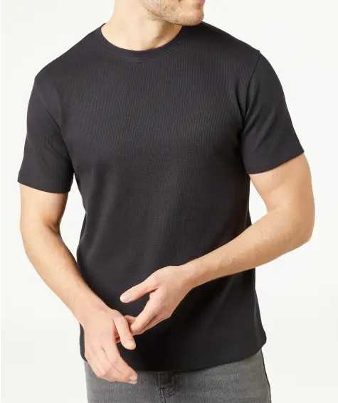 T-Shirt mit Waffelstruktur