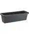 Plantenbak met brede rand antraciet