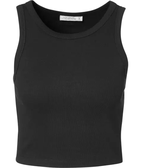 Geripptes Crop-Top