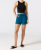 Shorts mit Lochstickereien petrol