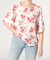 Bluse mit Blumenmuster Blumendruck