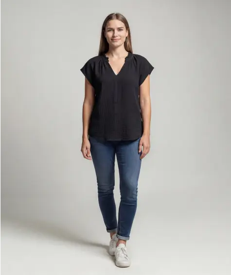 Musselinbluse