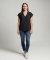 Mousseline blouse zwart