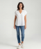 Musselinbluse weiß