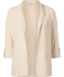 Blazer mit Leinenanteil naturfarben