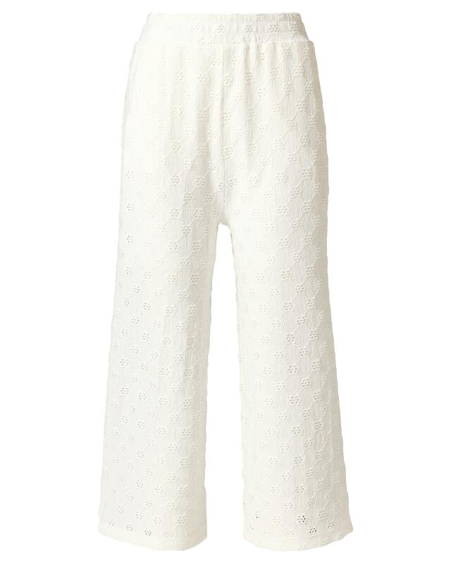 Culottes with broderie anglaise for women, white (KiK Culotte mit Lochstickereien (weiß)) — KiK, authentic German product in Morocco