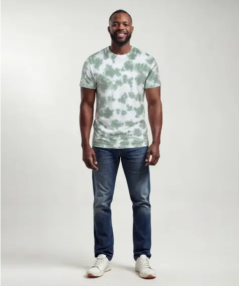 T-Shirt mit Batikmuster