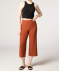 Culottehose rostbraun