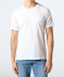 T-Shirt in Unifarbe weiß