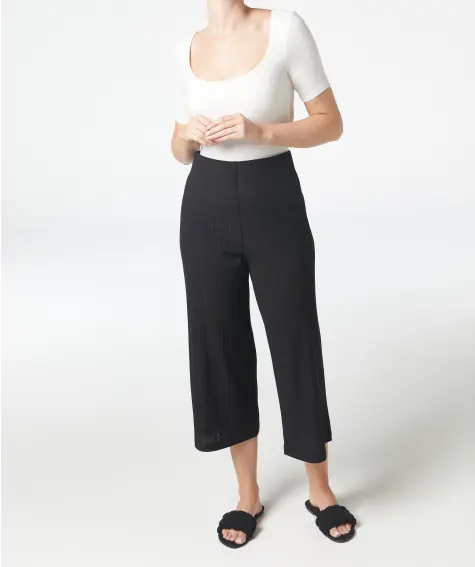 Culotte mit Streifenstruktur