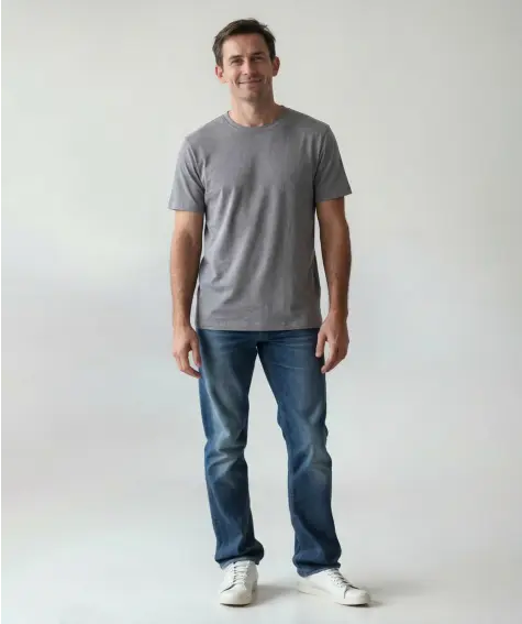 T-Shirt mit Struktur
