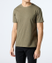 T-Shirt mit Flammgarn Khaki
