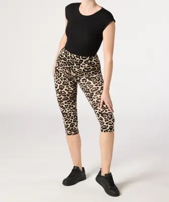 Legging met luipaardprint