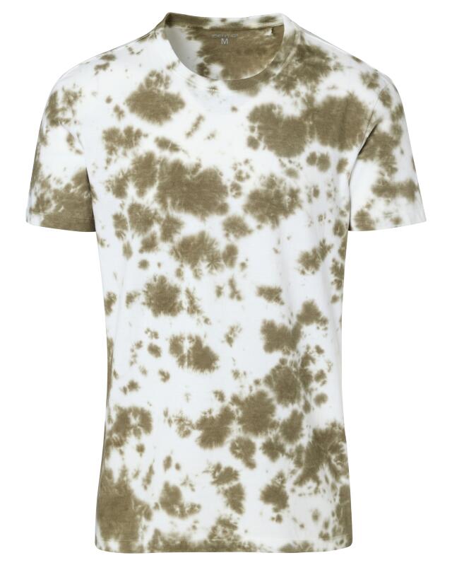 T-shirt batik homme, kaki (KiK Batik T-Shirt (Khaki)) — KiK, produit allemand authentique au Maroc