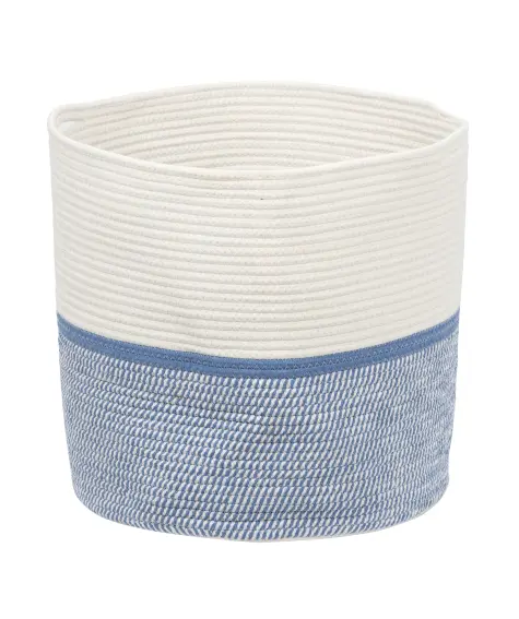 Maritimer Aufbewahrungskorb mit Griffen