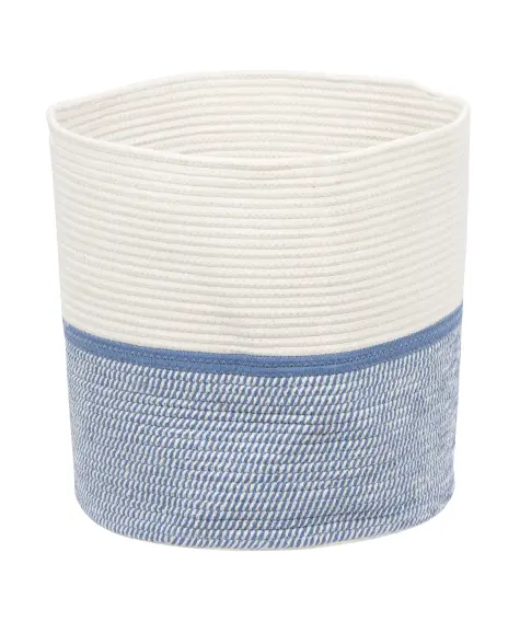 Maritimer Aufbewahrungskorb mit Griffen