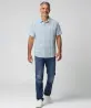 licht blauw met patroon