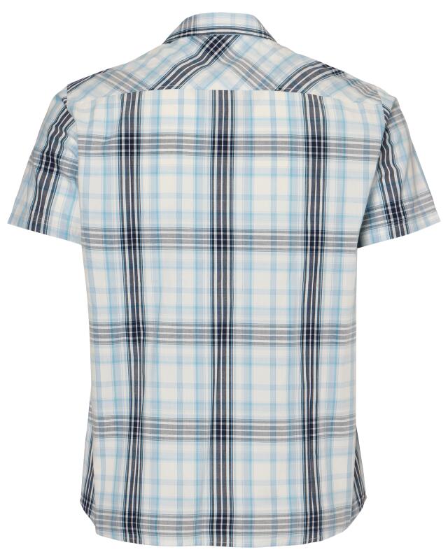 Chemise à carreaux manches courtes homme, bleu clair à carreaux (KiK Karohemd Kurzarm (hellblau kariert)) — KiK, produit allemand authentique au Maroc