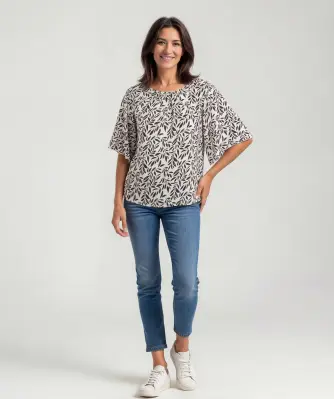 Bluse aus Viskose