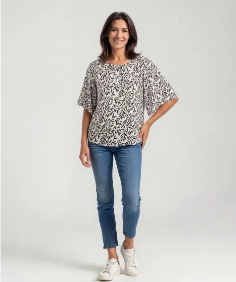 Bluse aus Viskose