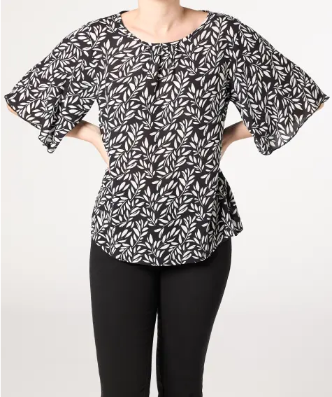Bluse mit Halbarm