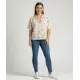 Blusa con un porcentaje de lino