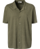 Kurzarmhemd in Khaki Khaki