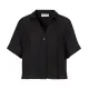 Blusa de manga corta de viscosa