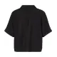Blusa de manga corta de viscosa