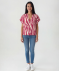 Bluse mit Zebramuster Zebradruck