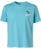 Sommerliches T-Shirt hellblau
