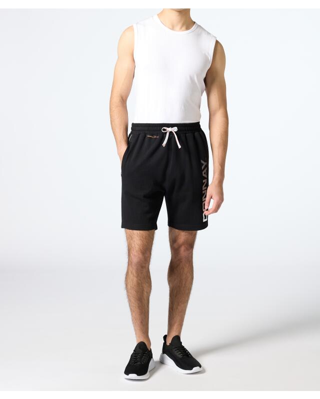 Short en sweat homme, noir (KiK Sweatshorts in Schwarz (schwarz)) — KiK, produit allemand authentique au Maroc