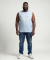 Tanktop met opdruk op de voorkant lichtblauw