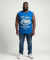 Tanktop met opdruk op de voorkant koningsblauw
