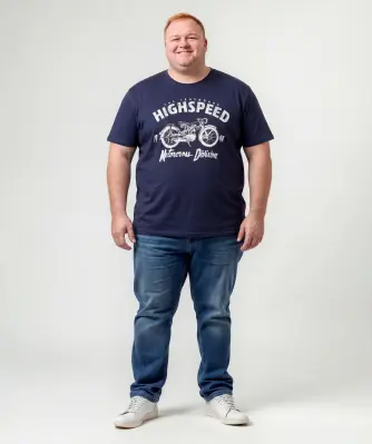 T-shirt met print op voorzijde