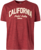 Melange T-Shirt rot