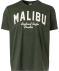 Melange T-Shirt dunkelgrün